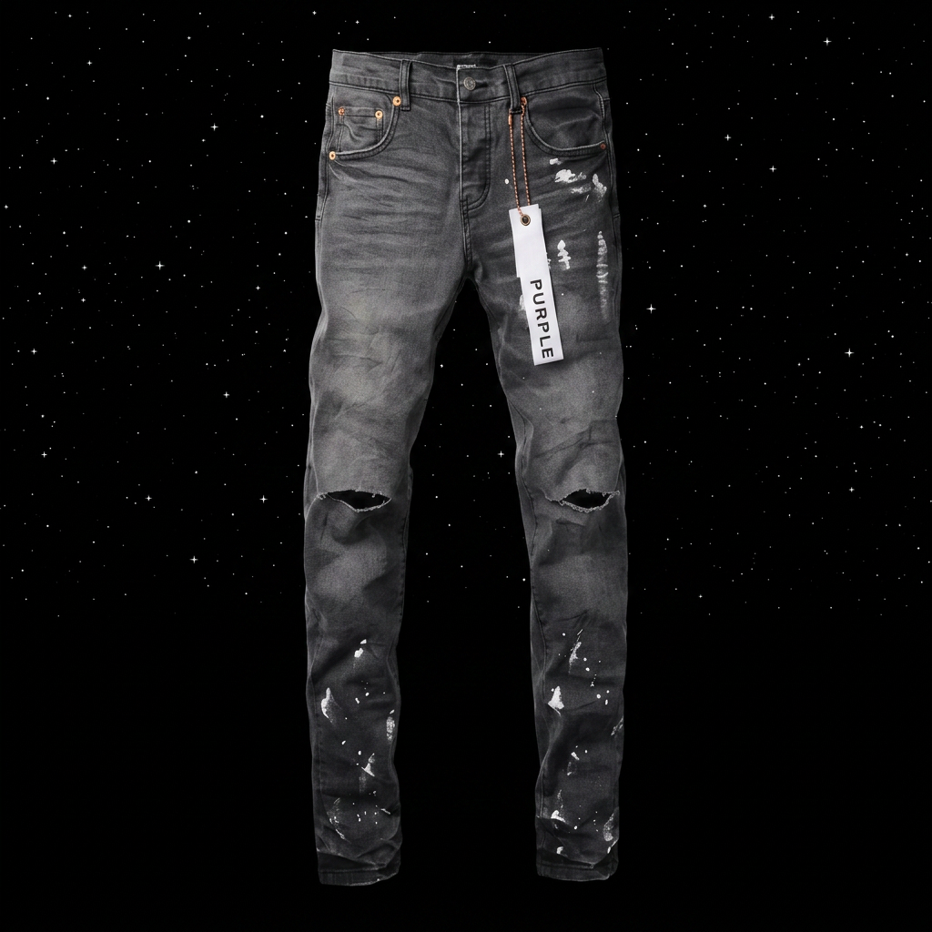 Distressed Denim — Grey Wash