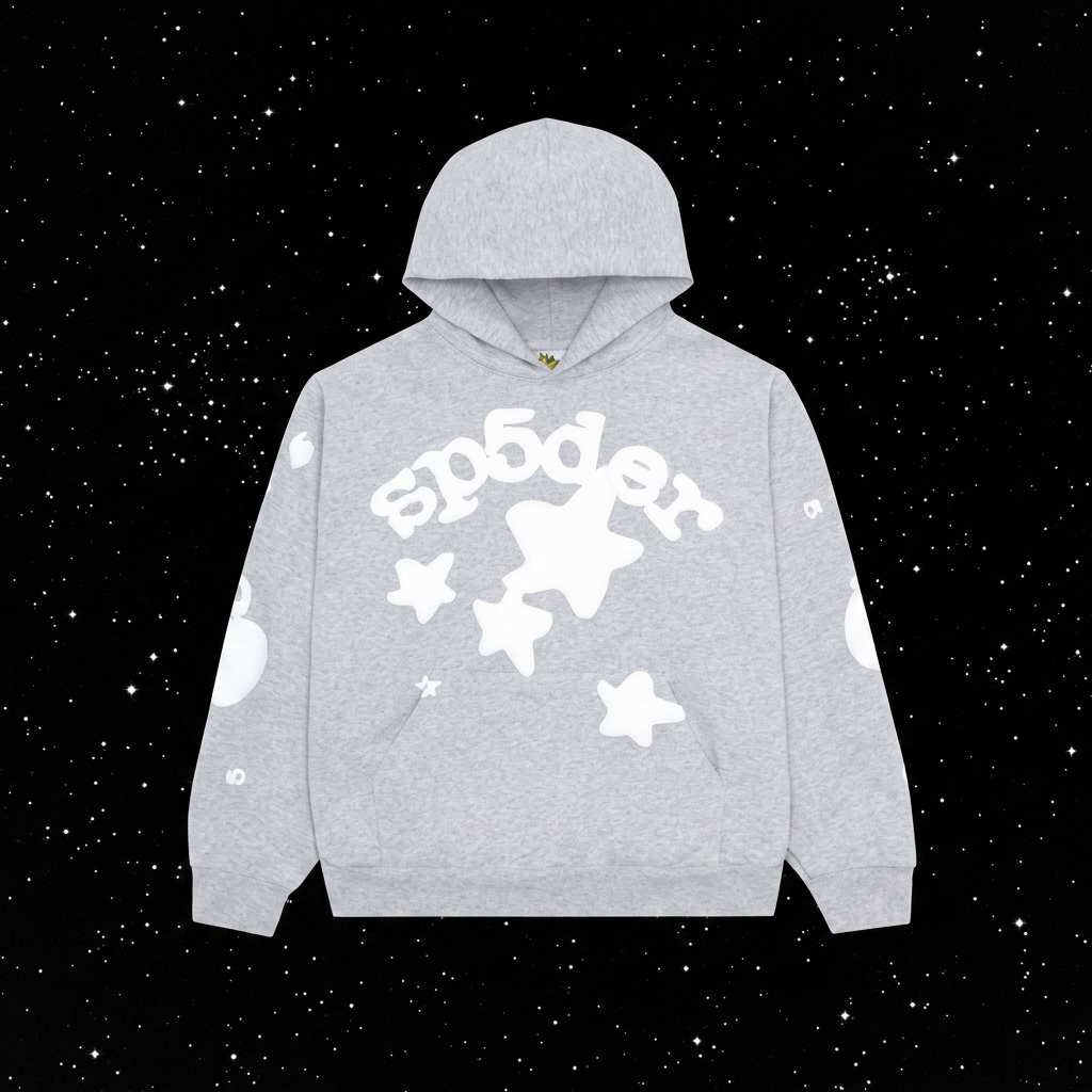 Sp5der Web Hoodie — Grey